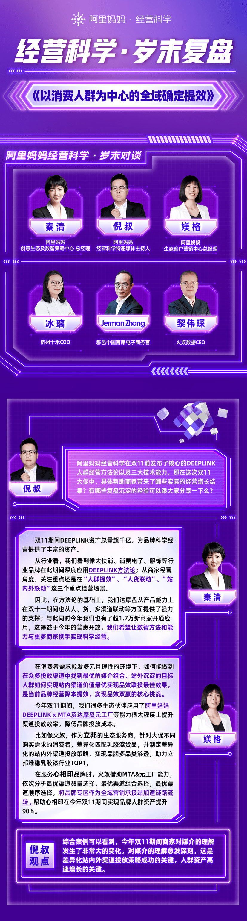 经营科学岁末对谈：以消费人群为中心，在不确定中确定提效