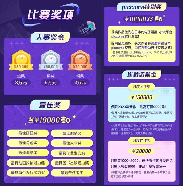 第五届快看原创条漫大赛重磅开赛：优质作品随时签约出道，享全球化开发机会