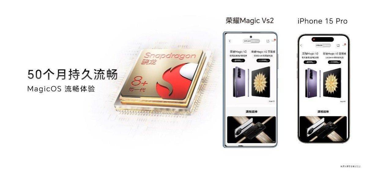 轻薄护眼大折叠正式发布，荣耀Magic Vs2系列6999元起