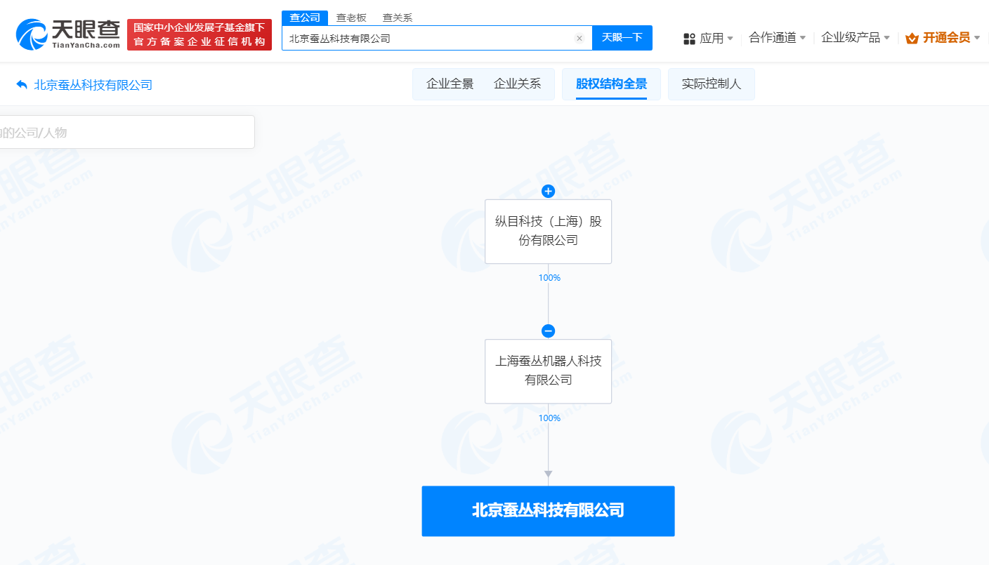 #纵目科技在北京成立新公司# 注册资本1000万