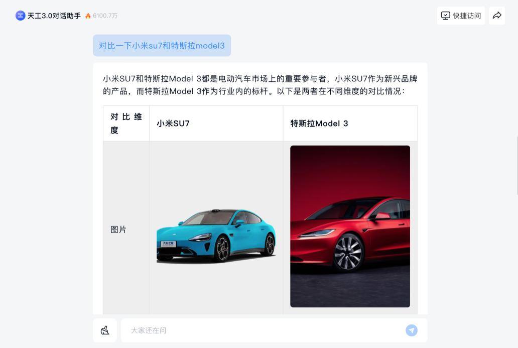 买车是小米su7还是model3？这个AI在我这里“干掉了”百万车评人