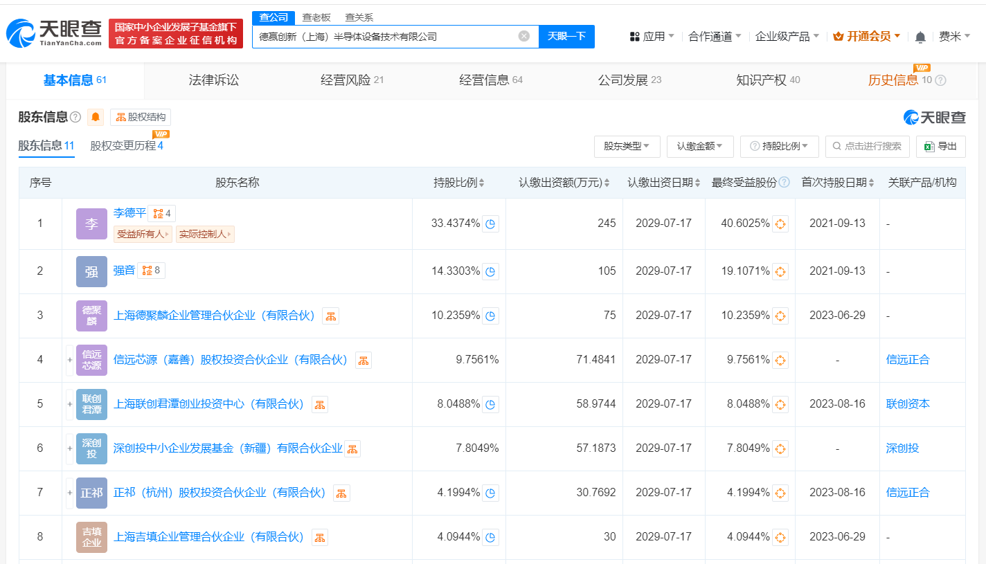 深创投等入股德赢创新