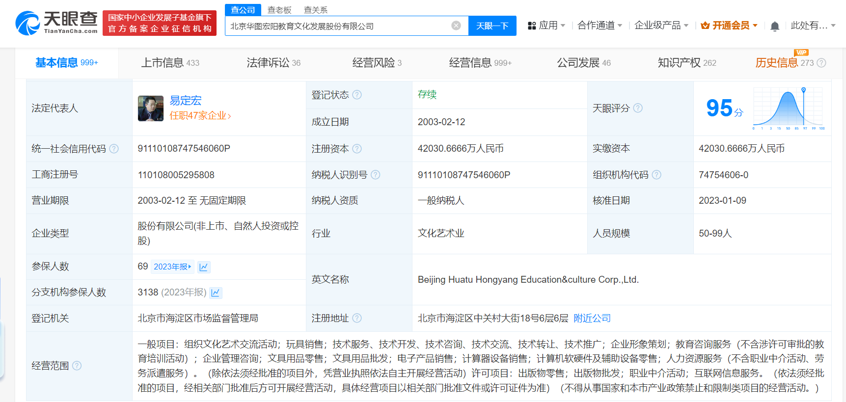 华图教育曾因违法广告被罚8千