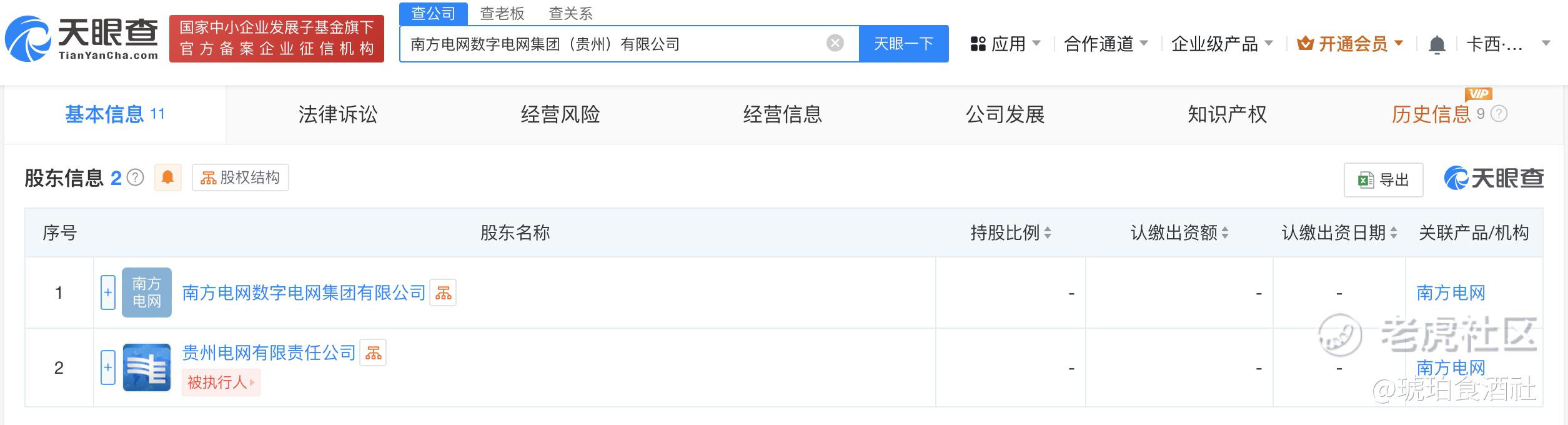 #南网数字集团在贵州成立新公司# 注册资本6000万