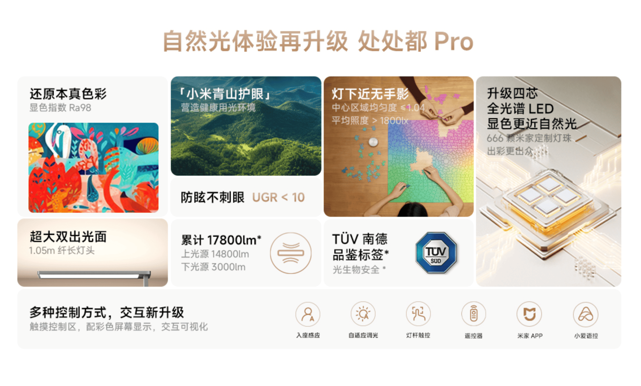米家立式学习灯Pro发布 自然光体验再升级 