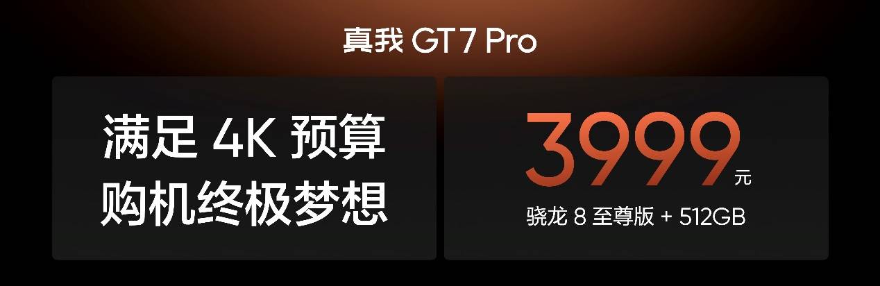 新一代“双擎旗舰”真我GT7 Pro正式发布，首销3599元起