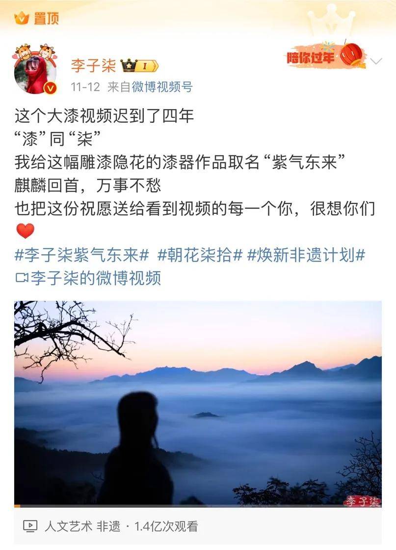 李子柒复更爆火，是一次公共影响力示范